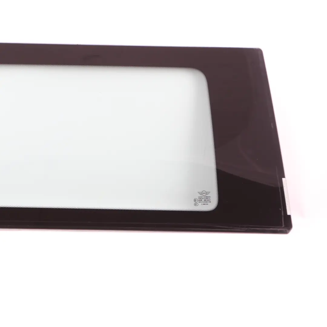 Viertel Seitenscheibe Glas Grün Hinten Rechts AS2 Verglasung für Mini R56 mit Teilenummer 51377146500 Mini R56 Viertel Seitenscheibe Glas Grün Hinten Rechts AS2 Verglasung - SKU 7146500-1 - Teilenummer 51377146500