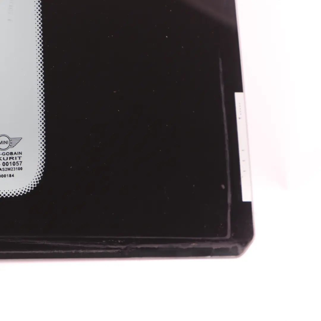 Quarter Side Window Glass Green Rear Right O/S AS2 Glazing to Mini R56 with Part number 51377146500 Mini R56 Quarter Side Window Glass Green Rear Right O/S AS2 Glazing - SKU 7146500-1 - Part number 51377146500