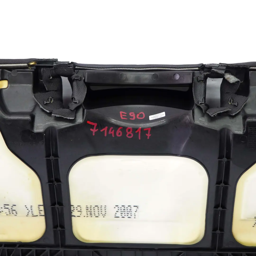 Interior De Cuero Tela Del Asiento Trasero Del Sofá De La Base para BMW E90 con número de pieza 7146817 BMW E90 Interior De Cuero Tela Del Asiento Trasero Del Sofá De La Base - SKU 7146817 - Número de pieza 7146817