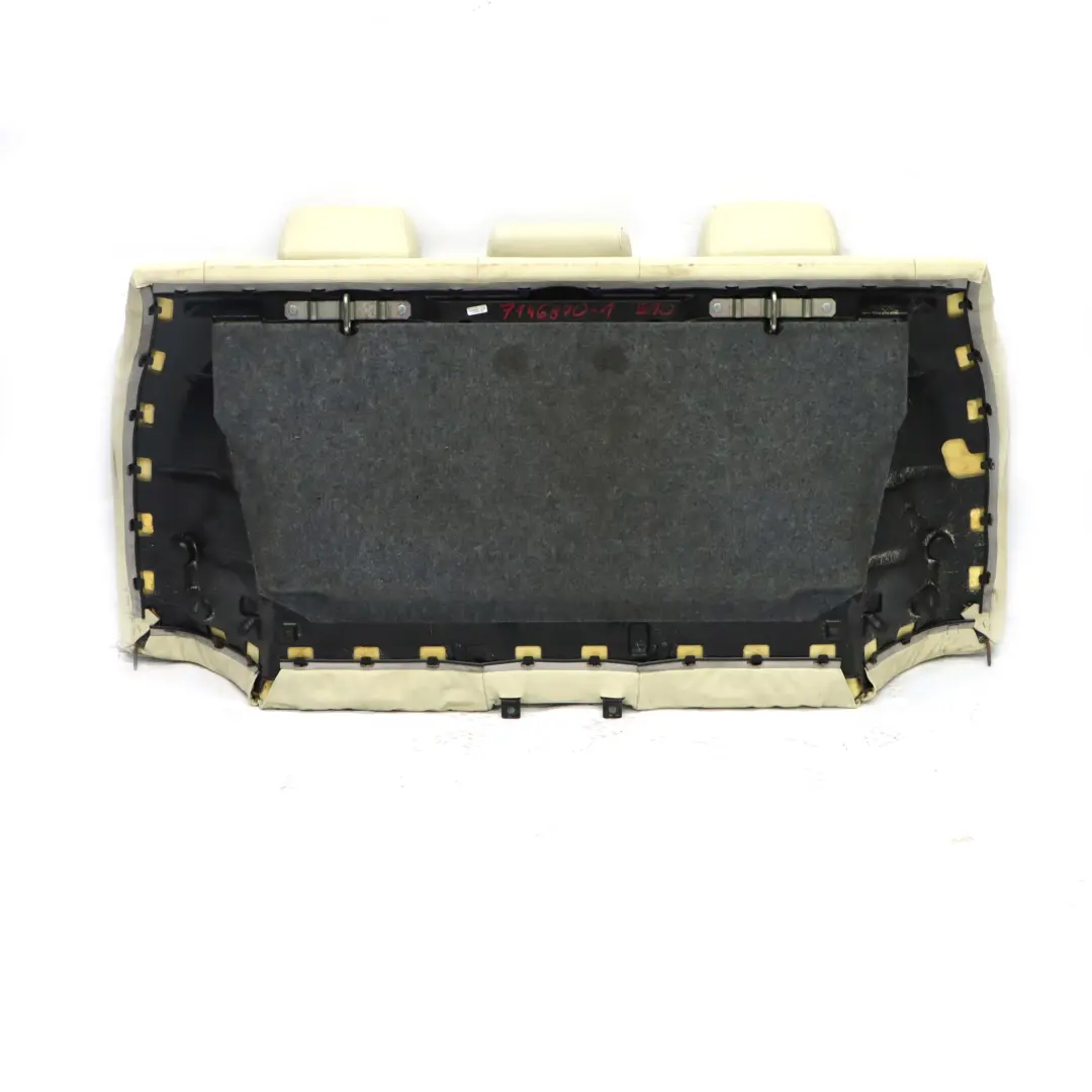 BMW E90 Schienale Posteriore Coperchio Divano Pelle Dakota Lemon - SKU 7146870-1 - Numero di parte 7146870