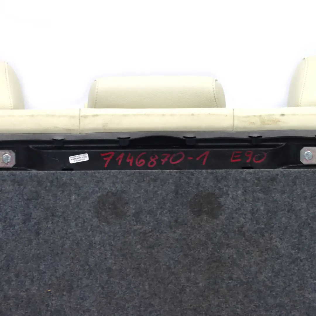 BMW E90 Rear Seat Backrest Back Cover Couch Leather Dakota Lemon - SKU 7146870-1 - Part number 7146870