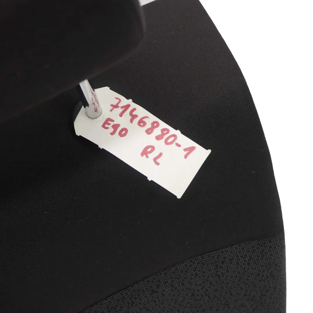 BMW E90 Berlina Respaldo Trasero Izquierdo Funda Asiento Tela Bolsa Antracita - SKU 7146880-1 - Número de pieza 7146880