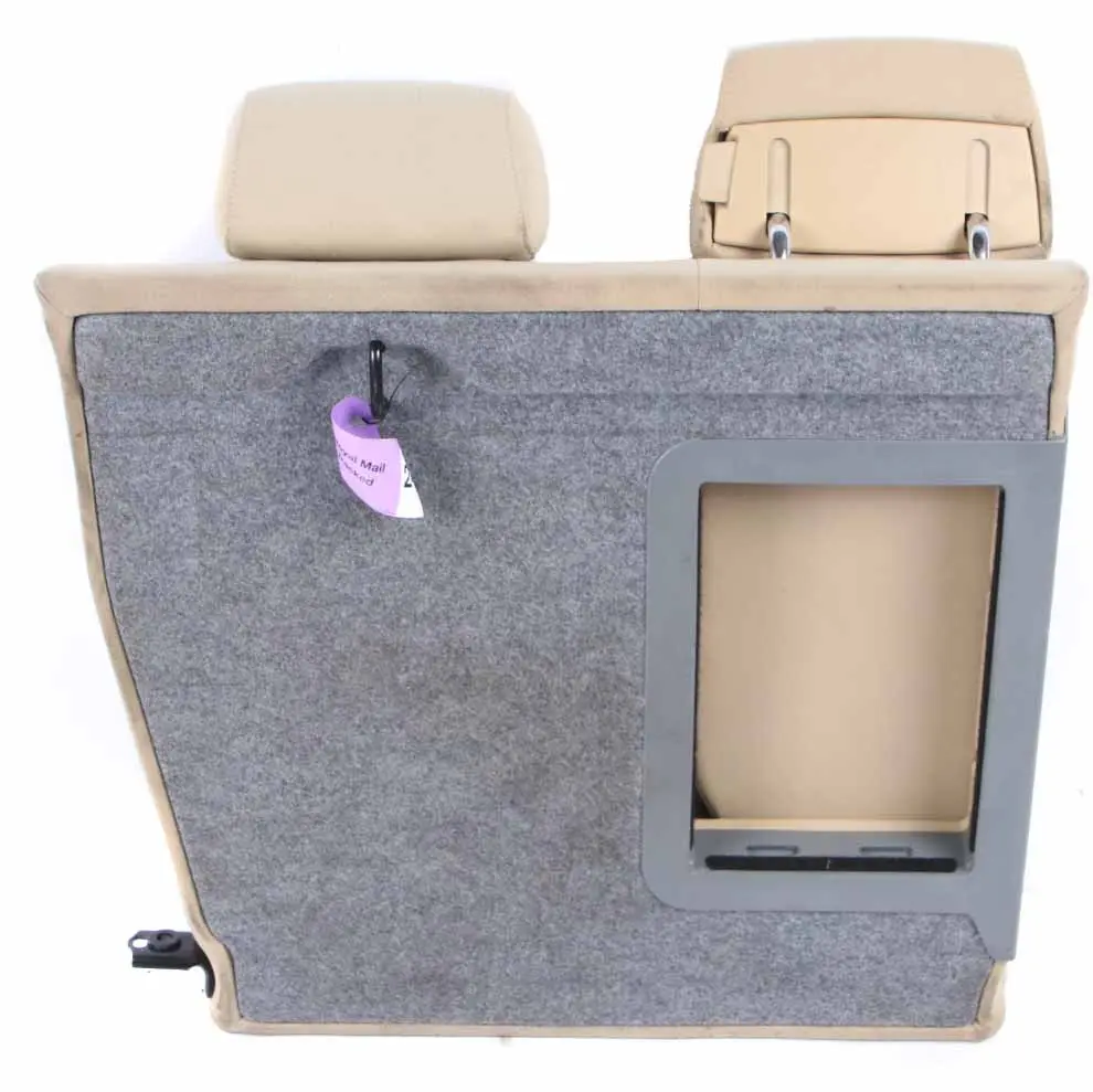 Rear Seat Backrest BMW E90 Left N/S Cover Cloth Fabric Fluid Linea Beige - SKU 7146882 - Part number 7257096