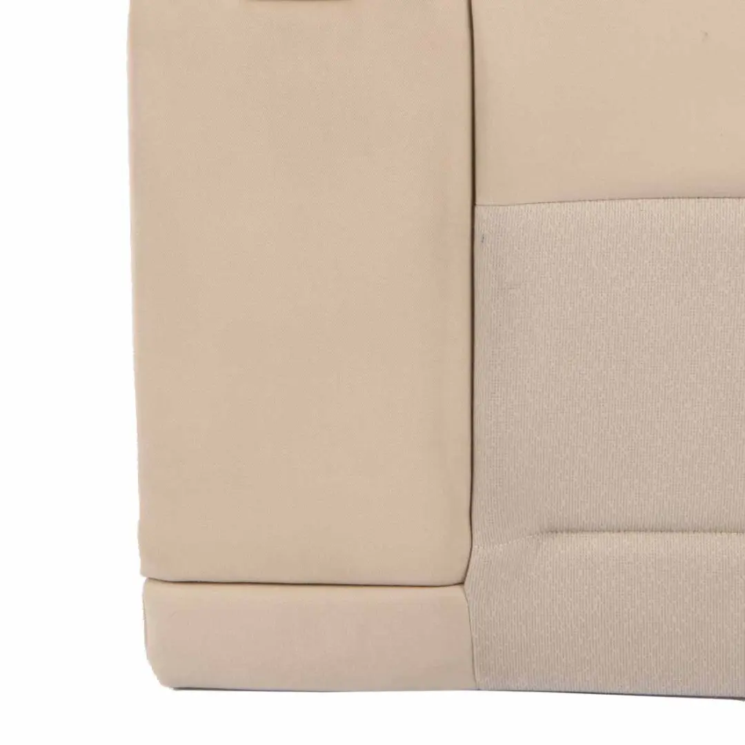 Rear Seat Backrest BMW E90 Left N/S Cover Cloth Fabric Fluid Linea Beige - SKU 7146882 - Part number 7257096
