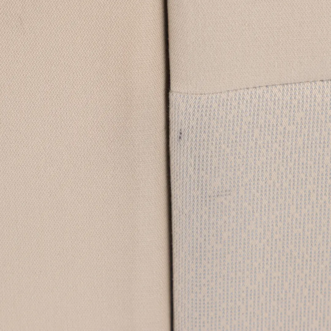 Backrest BMW E90 Left N/S Cover Cloth Fabric Fluid Linea Beige to Rear Seat with Part number 7257096 Rear Seat Backrest BMW E90 Left N/S Cover Cloth Fabric Fluid Linea Beige - SKU 7146882 - Part number 7257096