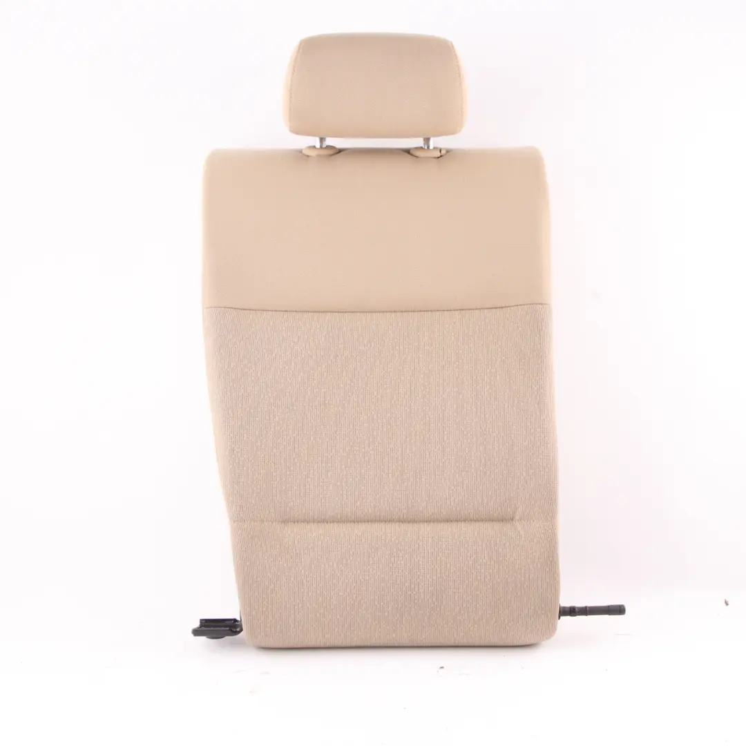 Backrest BMW E90 Right O/S Covering Cloth Fabric Linea Beige to Rear Seat with Part number 7146886 Rear Seat Backrest BMW E90 Right O/S Covering Cloth Fabric Linea Beige - SKU 7146886 - Part number 7146886