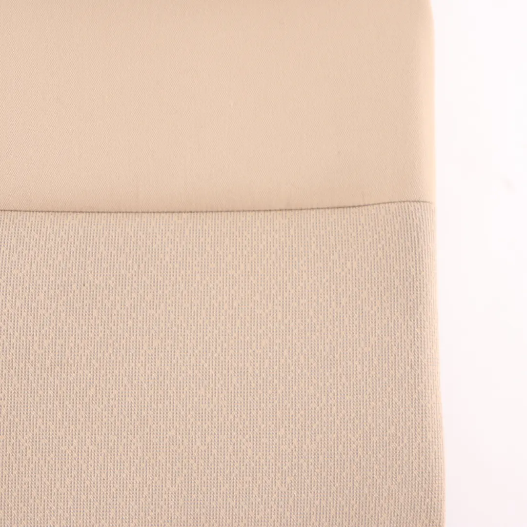 Backrest BMW E90 Right O/S Covering Cloth Fabric Linea Beige to Rear Seat with Part number 7146886 Rear Seat Backrest BMW E90 Right O/S Covering Cloth Fabric Linea Beige - SKU 7146886 - Part number 7146886