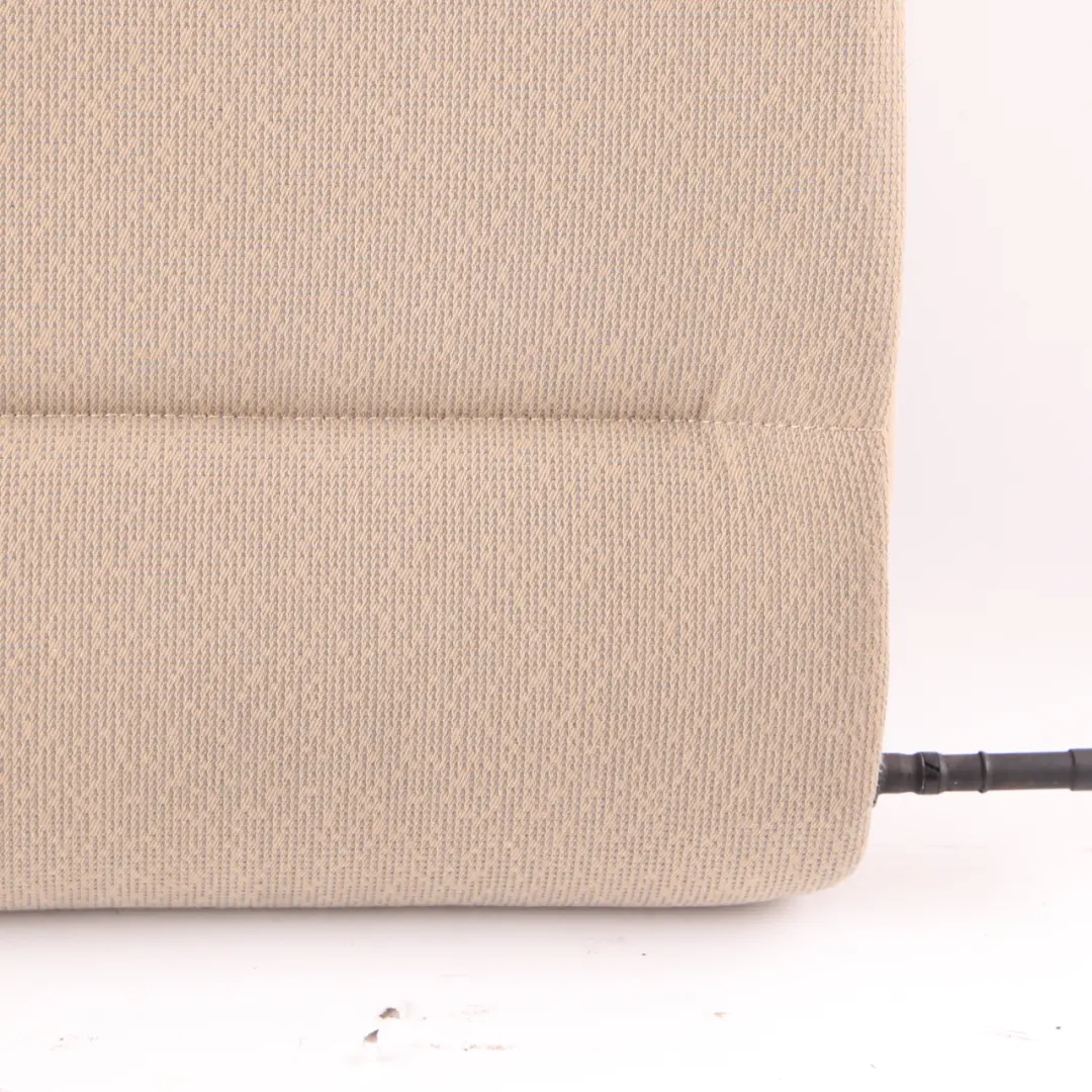 Backrest BMW E90 Right O/S Covering Cloth Fabric Linea Beige to Rear Seat with Part number 7146886 Rear Seat Backrest BMW E90 Right O/S Covering Cloth Fabric Linea Beige - SKU 7146886 - Part number 7146886