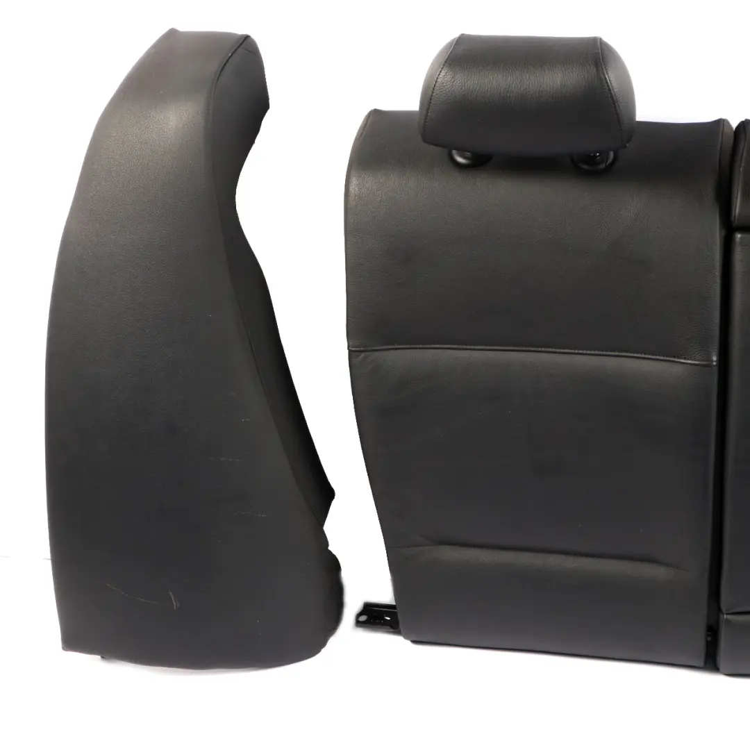 Rear Seats BMW E90 Saloon Black Leather Couch Base Bench Backrest Left Right Set - SKU 7146944-1 - Part number 7146944