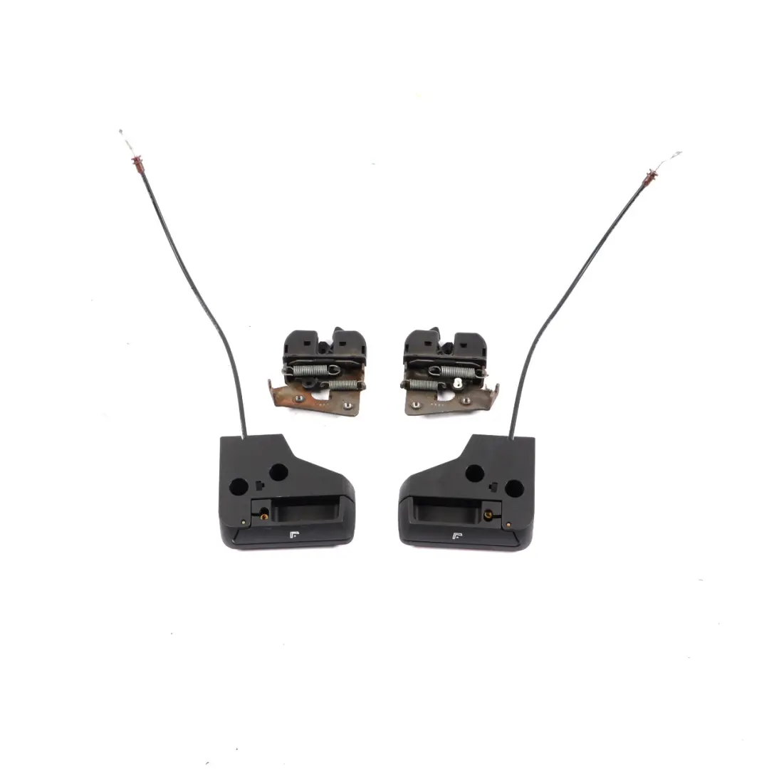 Rear Seats BMW E90 Saloon Black Leather Couch Base Bench Backrest Left Right Set - SKU 7146944-1 - Part number 7146944