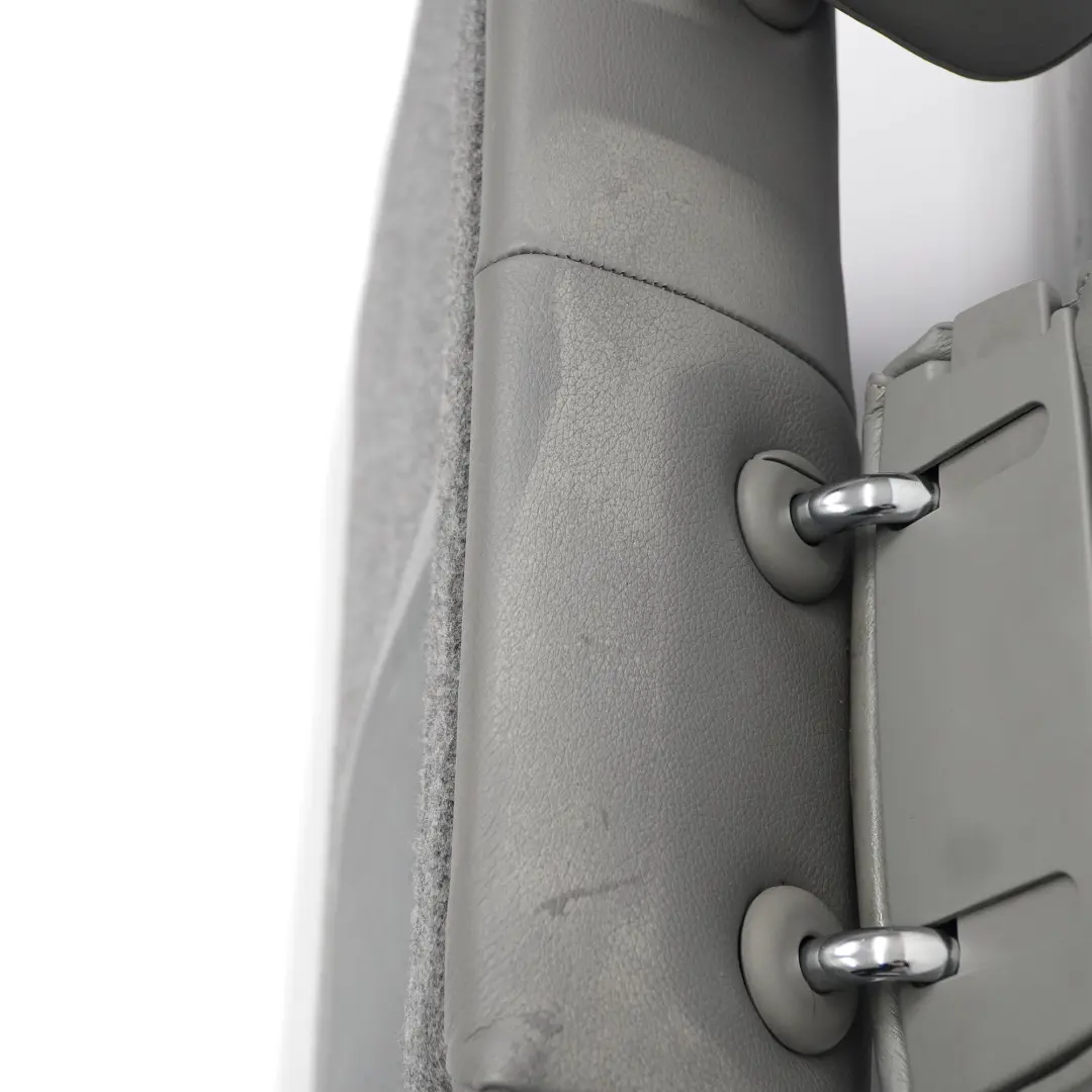 BMW E90 Respaldo Asiento Trasero Izquierda Cubre Respaldo Cuero Gris Ski - SKU 7146951 - Número de pieza 7146951
