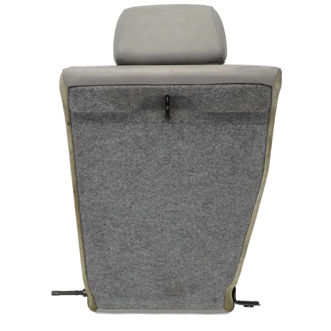 Backrest BMW E90 Right O/S Back Covering Grey Leather to Rear Seat with Part number 7146957 Rear Seat Backrest BMW E90 Right O/S Back Covering Grey Leather - SKU 7146957 - Part number 7146957