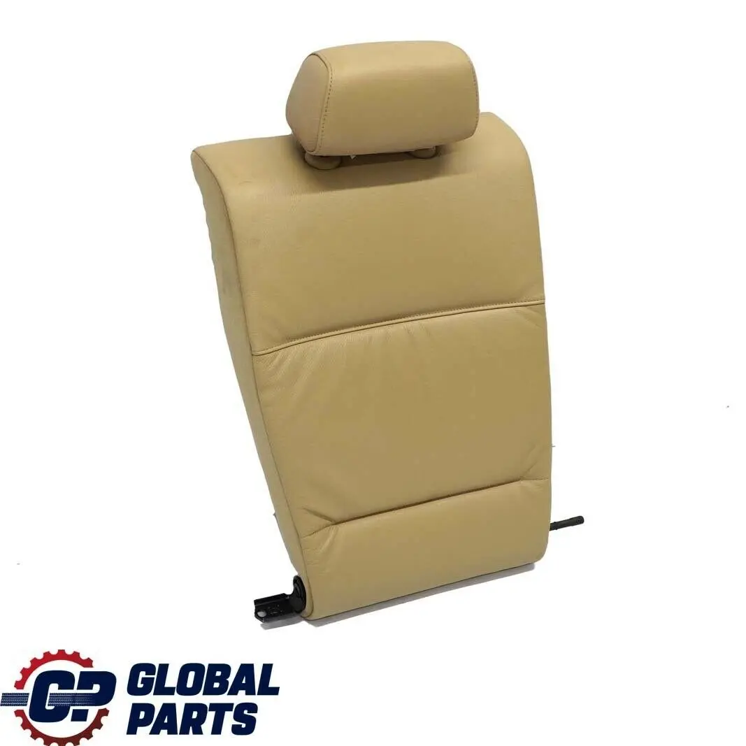 Right O/S Seat Cover Backrest Leather Beige Dakota BMW 3 Series E90 Rear - SKU 7146958 - Part number 7146958