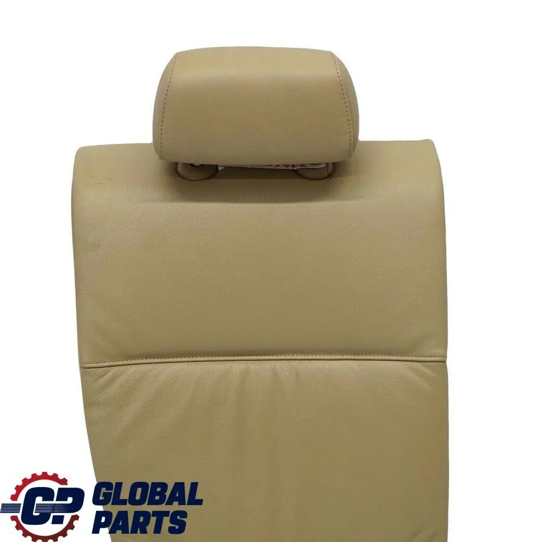 Right O/S Seat Cover Backrest Leather Beige Dakota BMW 3 Series E90 Rear - SKU 7146958 - Part number 7146958