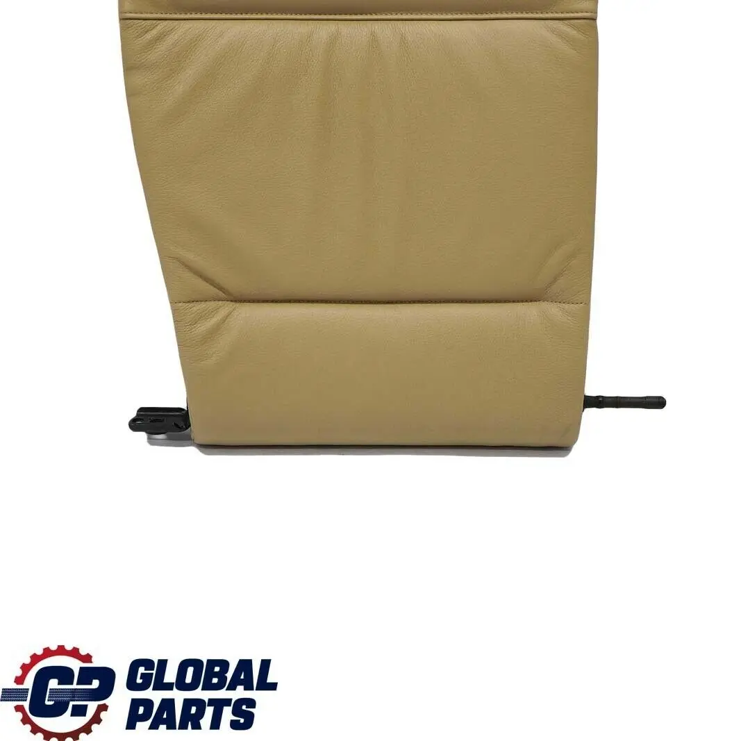Right O/S Seat Cover Backrest Leather Beige Dakota BMW 3 Series E90 Rear - SKU 7146958 - Part number 7146958
