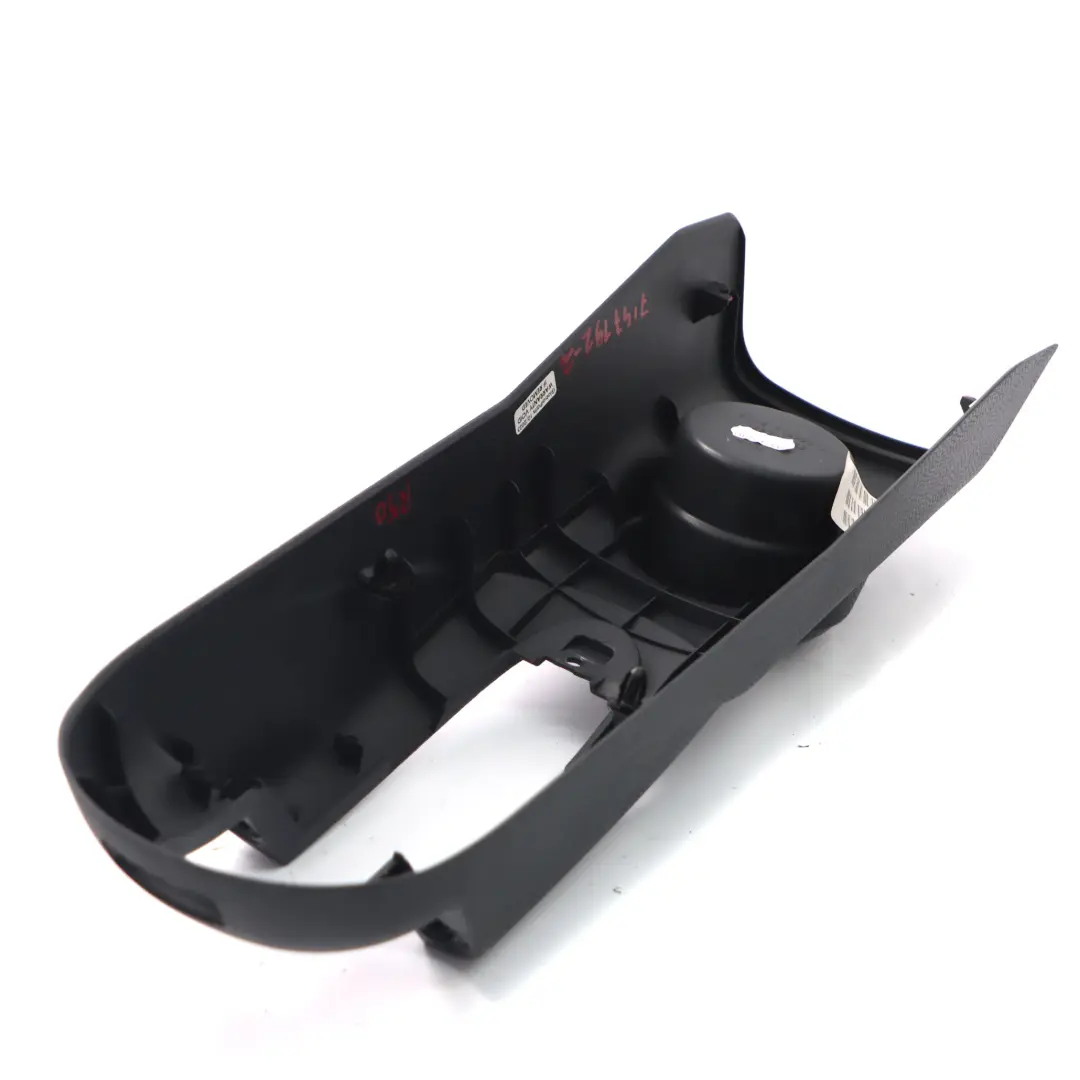 Handbrake Center Console Cover Panther Black to Mini Cooper One R50 R53 with Part number 7147192 Mini Cooper One R50 R53 Handbrake Center Console Cover Panther Black - SKU 7147192-2 - Part number 7147192