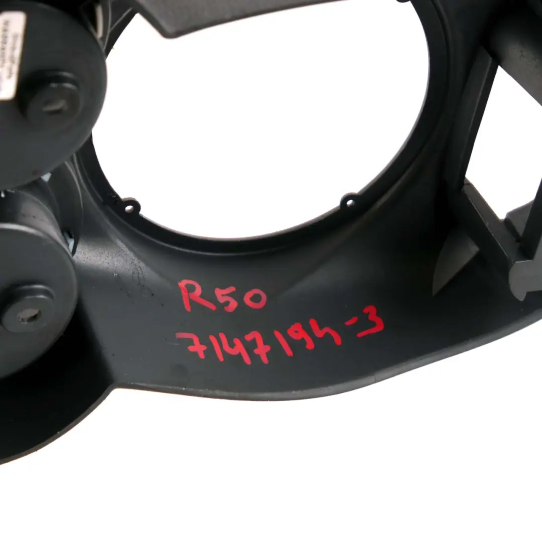 Konsole Tunnel Panther Black Anthracit für Mini Cooper One R50 R52 R53 mit Teilenummer 7147194 Mini Cooper One R50 R52 R53 Konsole Tunnel Panther Black Anthracit - SKU 7147194-2 - Teilenummer 7147194