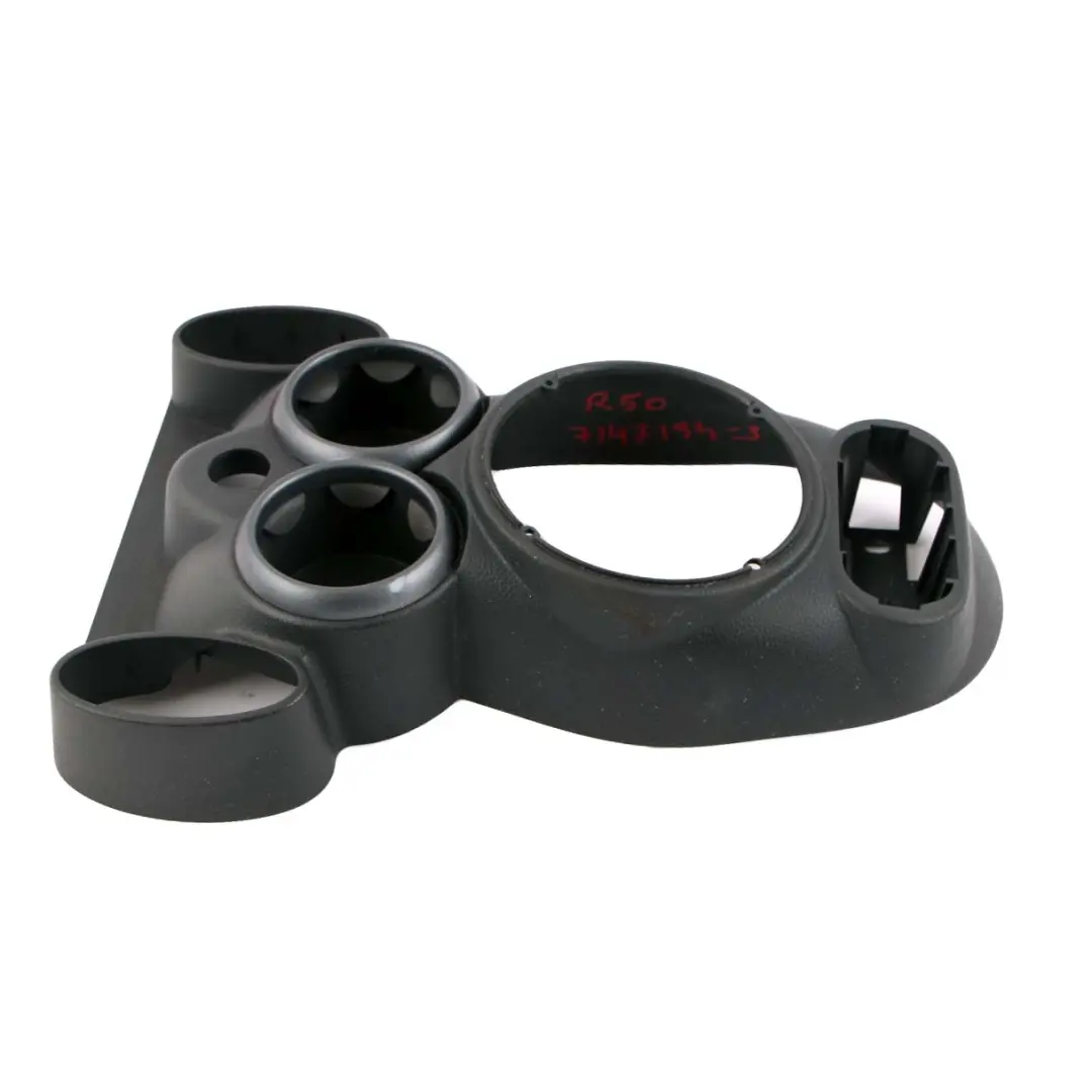 Konsole Tunnel Panther Black Anthracit für Mini Cooper One R50 R52 R53 mit Teilenummer 7147194 Mini Cooper One R50 R52 R53 Konsole Tunnel Panther Black Anthracit - SKU 7147194-2 - Teilenummer 7147194
