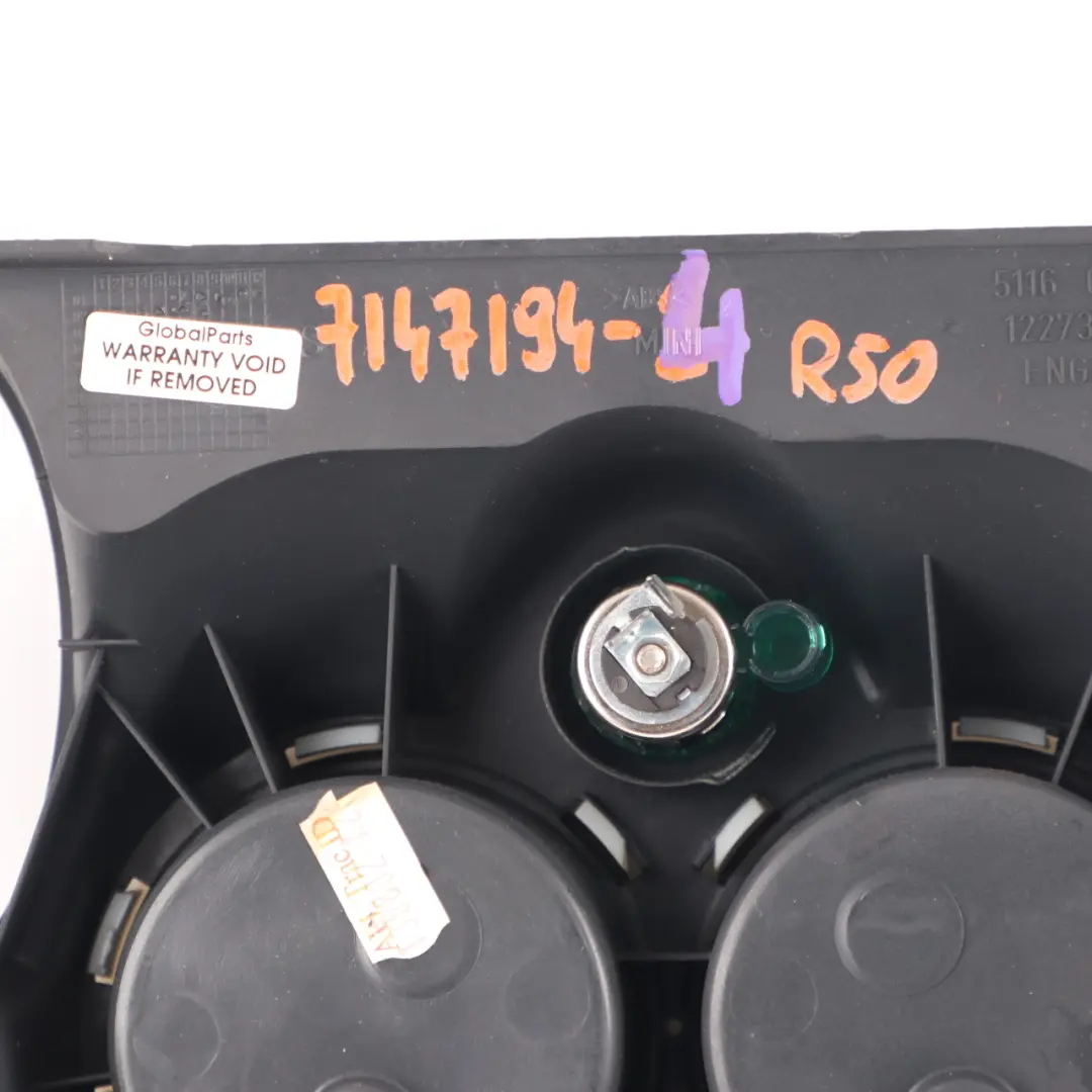 Console Tunnel Panel Cover Trim Panther Black to Mini Cooper One R50 R52 R53 with Part number 7147194 Mini Cooper One R50 R52 R53 Console Tunnel Panel Cover Trim Panther Black - SKU 7147194-4 - Part number 7147194