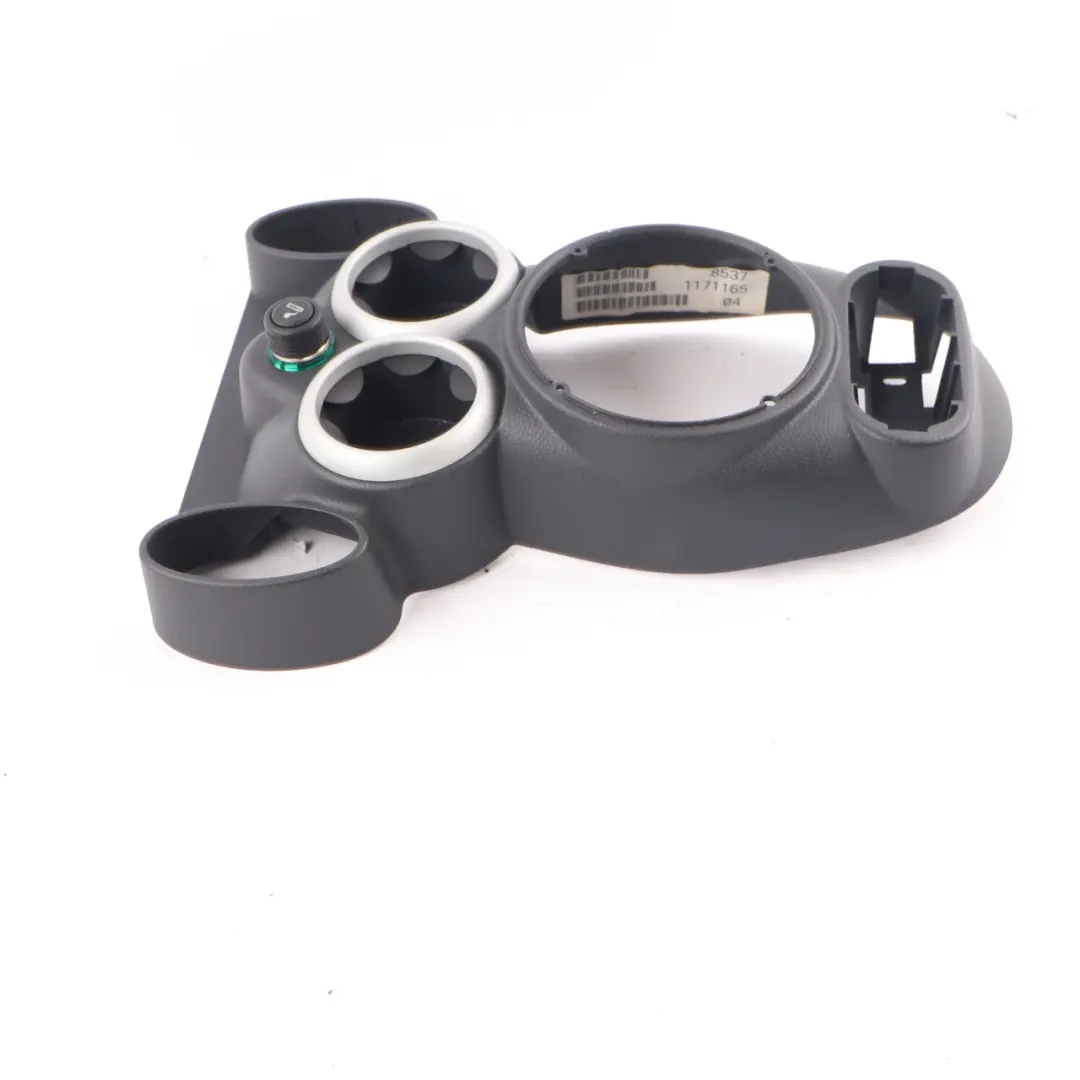 Console Tunnel Panel Cover Trim Panther Black to Mini Cooper One R50 R52 R53 with Part number 7147194 Mini Cooper One R50 R52 R53 Console Tunnel Panel Cover Trim Panther Black - SKU 7147194-4 - Part number 7147194