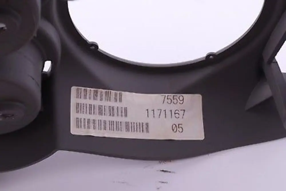 MINI Cooper R50 Console Tunnel Cover Trim Argento Grigio Grau - SKU 7147195 - Numero di parte 7147195