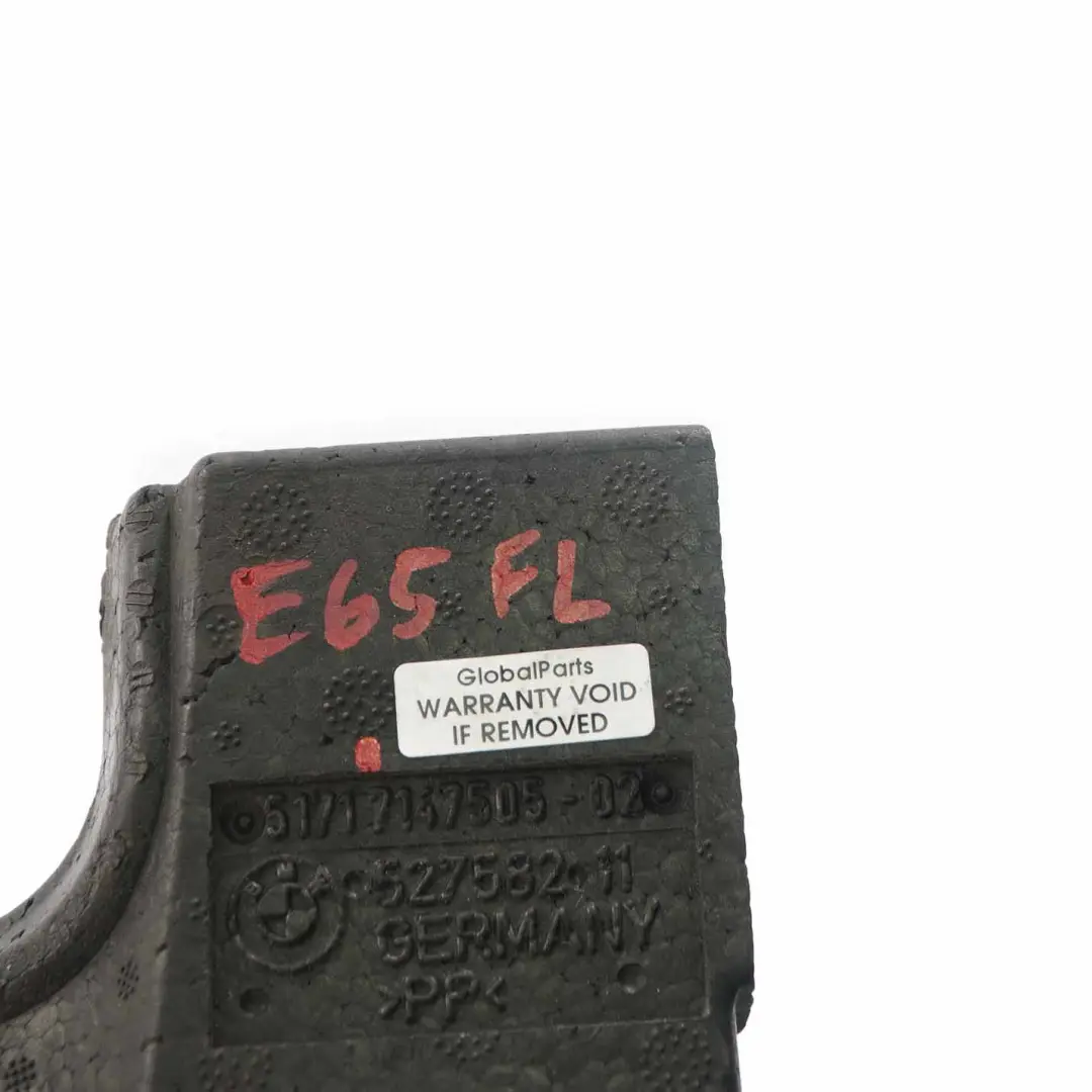 BMW E65 Engine Compartment Seal Front Left N/S Air Duct Bracket - SKU 7147505 - Part number 7147505
