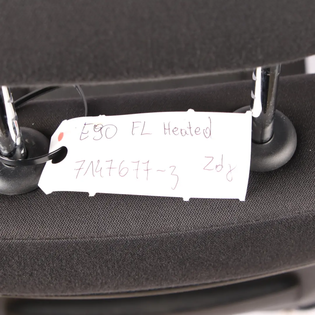 Front Seat BMW E90 E91 Heated Cloth Fabric Anthracit Interior Left N/S Airbag to with Part number 7147677 Front Seat BMW E90 E91 Heated Cloth Fabric Anthracit Interior Left N/S Airbag - SKU 7147677-3 - Part number 7147677