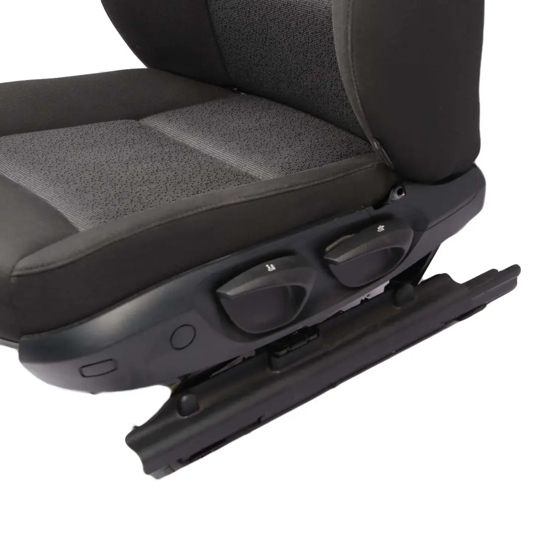  Front Seat BMW E90 E91 Heated Cloth Fabric Anthracit Interior Left N/S Airbag - SKU 7147677-3 - Part number 7147677