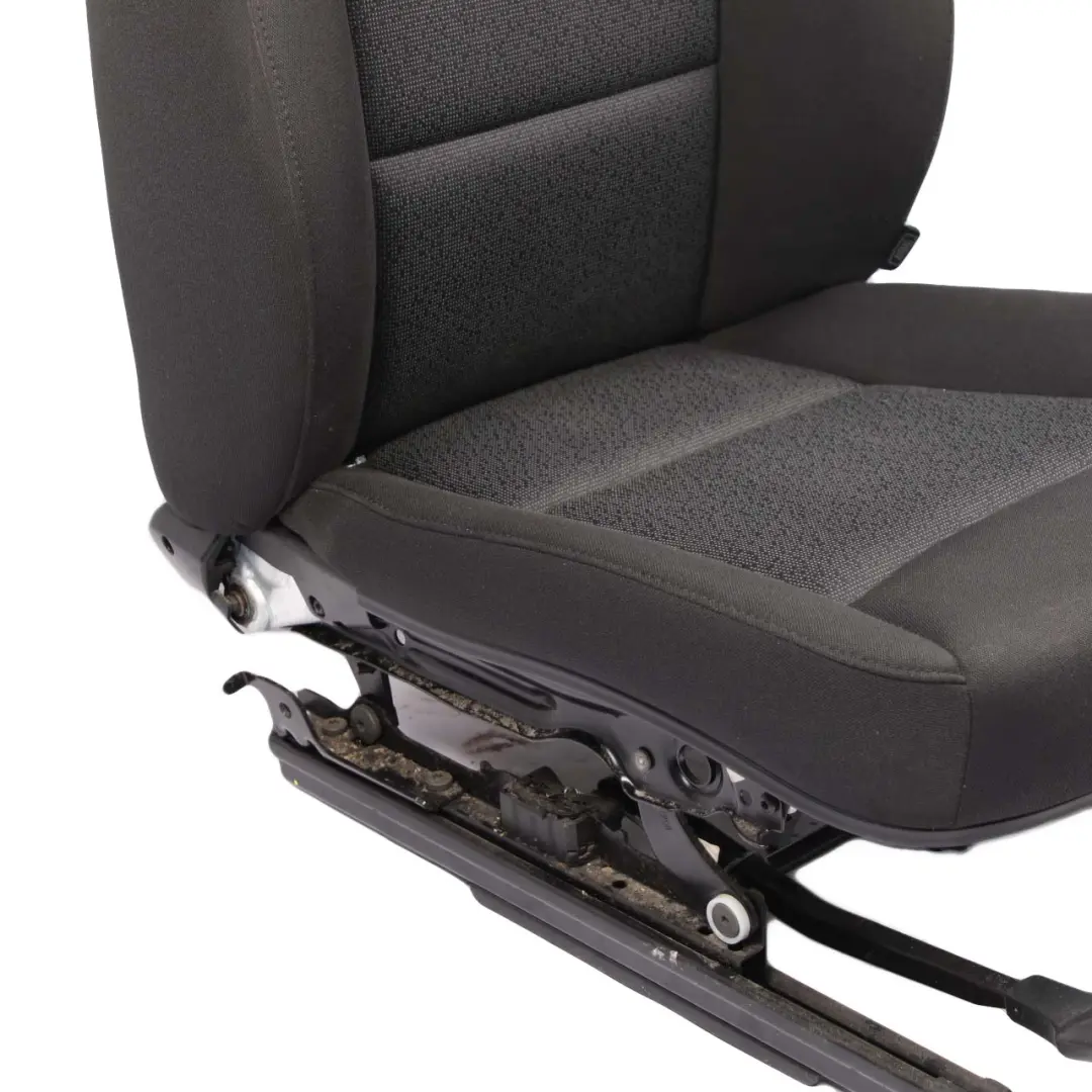  Front Seat BMW E90 E91 Heated Cloth Fabric Anthracit Interior Left N/S Airbag - SKU 7147677-3 - Part number 7147677