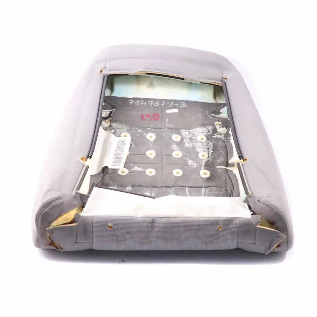  Respaldo Asiento BMW E90 E91 Delantero Izquierdo Funda Asiento Tela Gris - SKU 7147679-3 - Número de pieza 7147679