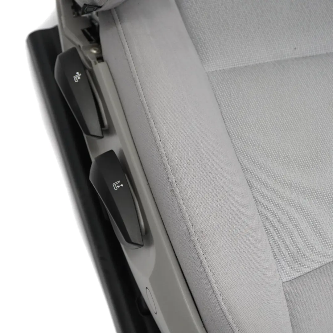 Cloth Fabric Fluid Linea Grey Interior Front Right O/S Side Seat to BMW E90 E91 with Part number 7147680 BMW E90 E91 Cloth Fabric Fluid Linea Grey Interior Front Right O/S Side Seat - SKU 7147680-1 - Part number 7147680