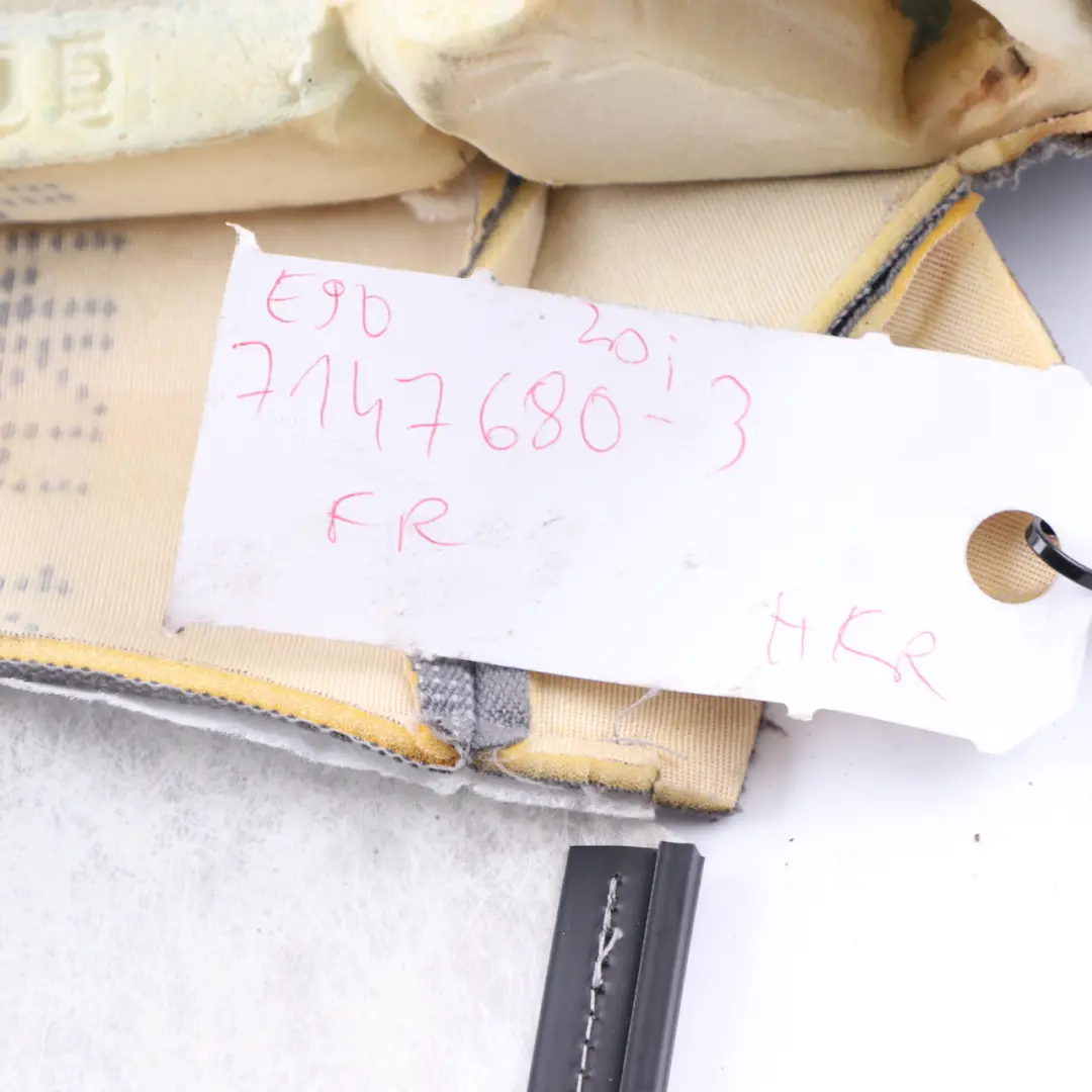 BMW E90 E91 Oparcie Fotela Przednie Prawe Materiał Szary - SKU 7147680-3 - Numer Części 7147680