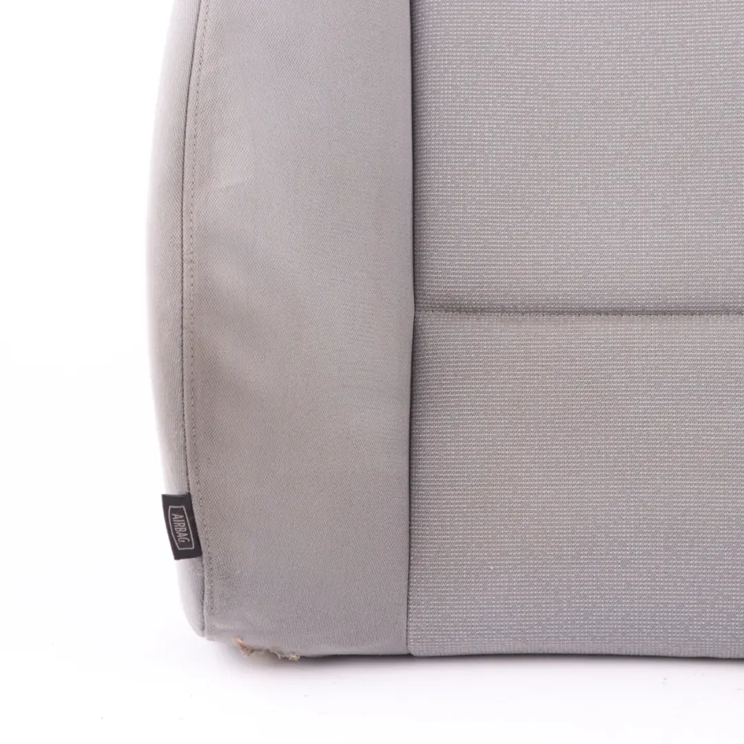 Seat Backrest BMW E90 E91 Front Right O/S Seat Cover Cloth Fabric Grey - SKU 7147680-3 - Part number 7147680