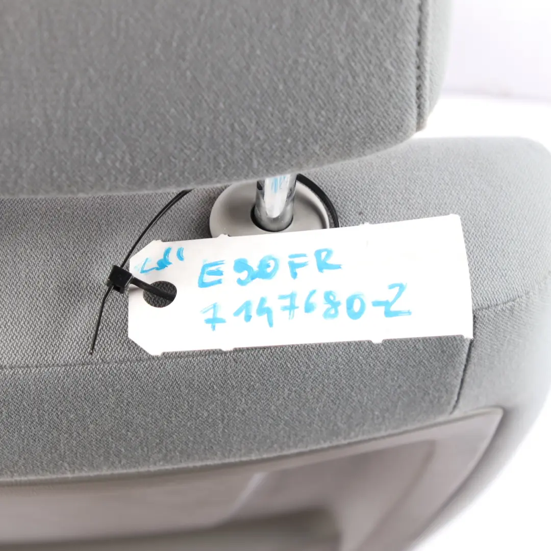 Sitz Vorn Rechts Bezug Stoff Grau Sitz für BMW 3 er E90 E91 mit Teilenummer 7147680 BMW 3 er E90 E91 Sitz Vorn Rechts Bezug Stoff Grau Sitz - SKU 7147680 - Teilenummer 7147680