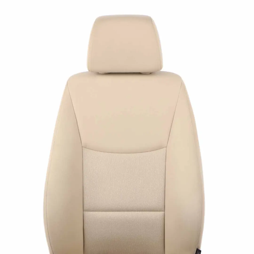 BMW E90 E91 Cloth Fabric Interior Front Left N/S Side Seat Beige Lumbar - SKU 7147681-1 - Part number 7147681