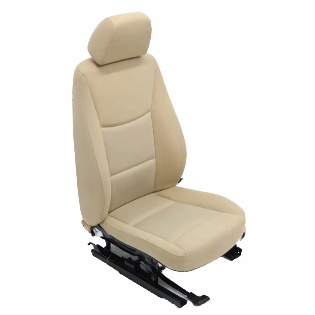 BMW E90 E91 Fotel Lewy Przód Materiał Fluid Beżowy - SKU 7147681-2 - Numer Części 7147681
