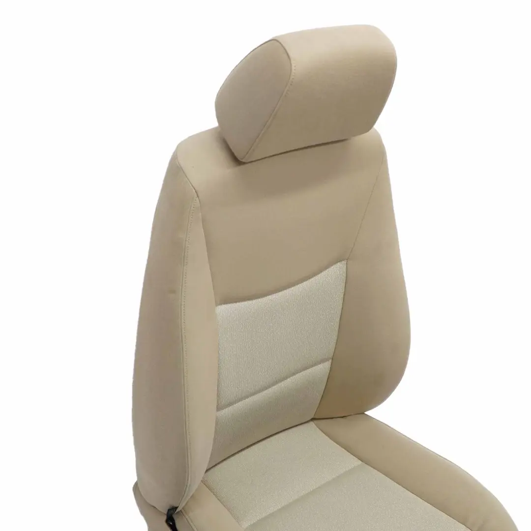 Tela Interior Delantero Derecho Asiento Beige para BMW Serie 3 E90 E91 con número de pieza 7147682 BMW Serie 3 E90 E91 Tela Interior Delantero Derecho Asiento Beige - SKU 7147682 - Número de pieza 7147682