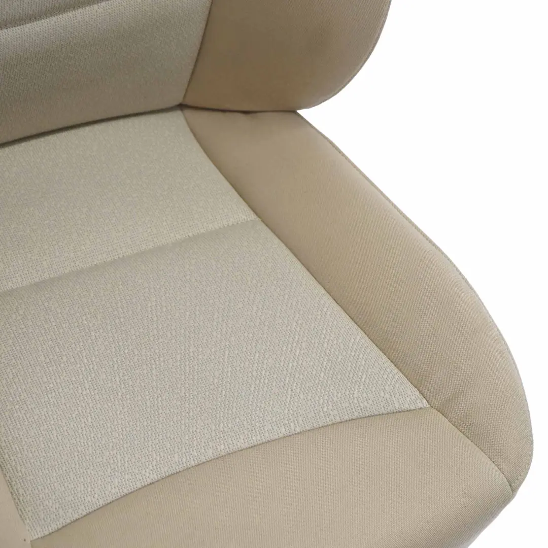 Tela Interior Delantero Derecho Asiento Beige para BMW Serie 3 E90 E91 con número de pieza 7147682 BMW Serie 3 E90 E91 Tela Interior Delantero Derecho Asiento Beige - SKU 7147682 - Número de pieza 7147682