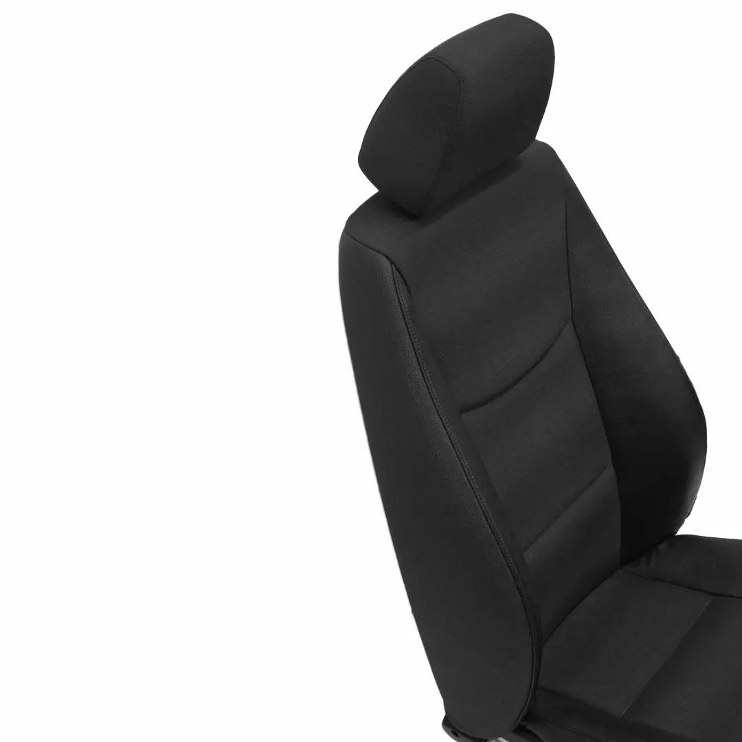 Front Seat BMW E90 E91 Black Leather / Cloth Citrus Interior Left N/S to with Part number 7147691 Front Seat BMW E90 E91 Black Leather / Cloth Citrus Interior Left N/S - SKU rhd-7147691-1 - Part number 7147691