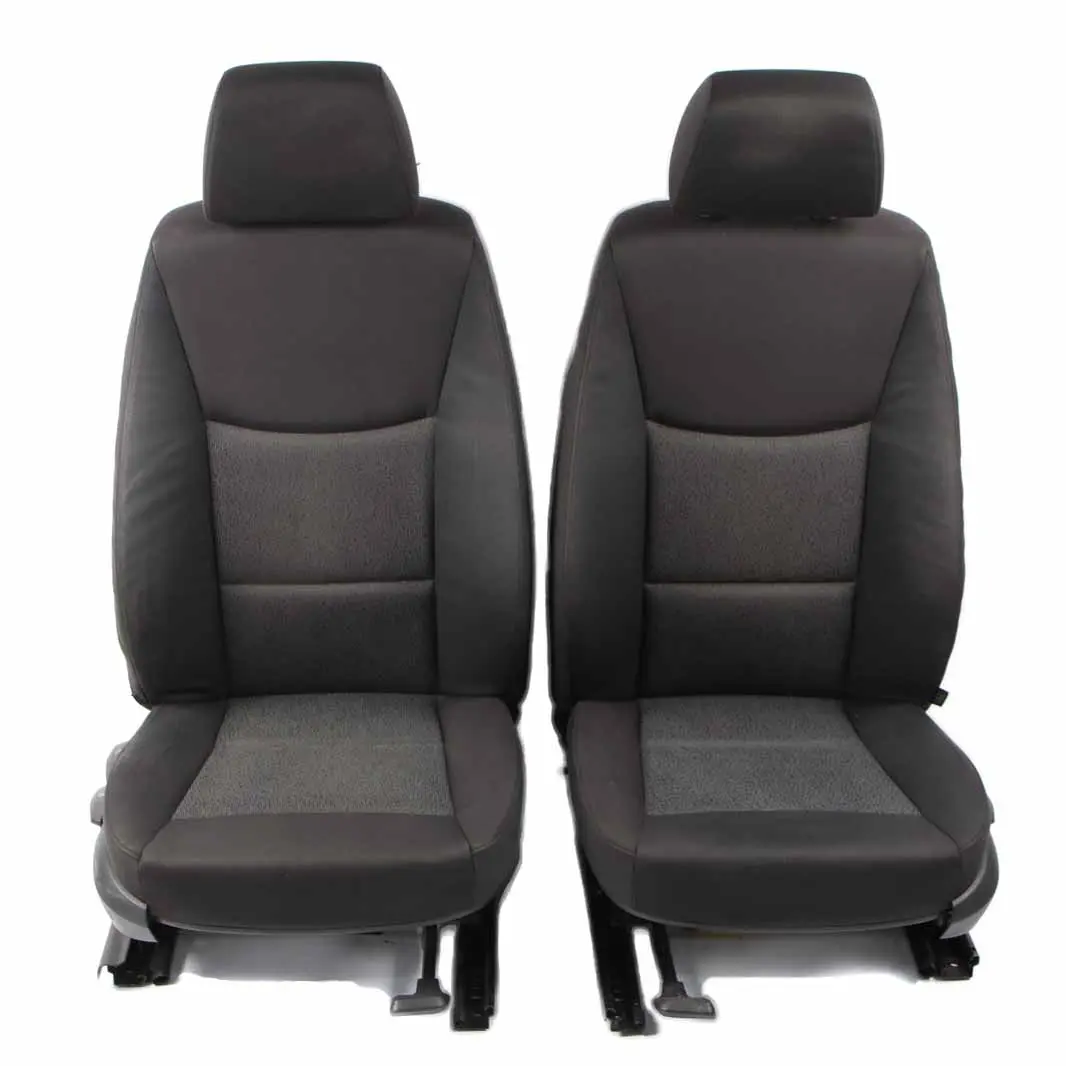Front Seats BMW E90 E91 Cloth Fabric Fluid Linea Anthracite Left Right N/O/S to with Part number 7147698 Front Seats BMW E90 E91 Cloth Fabric Fluid Linea Anthracite Left Right N/O/S - SKU 7147698-5 - Part number 7147698
