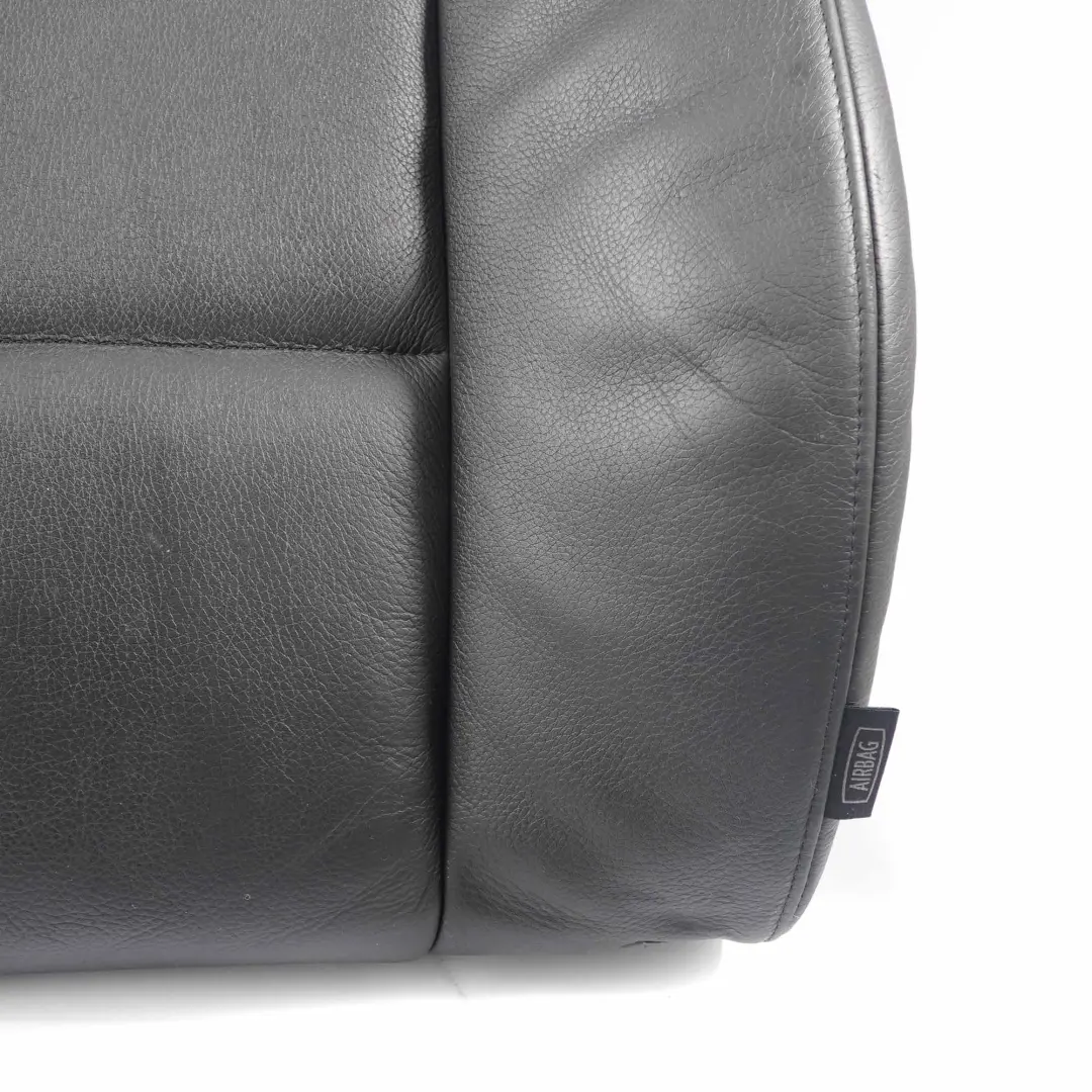  Respaldo Asiento BMW E90 E91 Delantero Izquierdo Calefactable Funda Cuero Negro - SKU 7147741-1 - Número de pieza 7147741