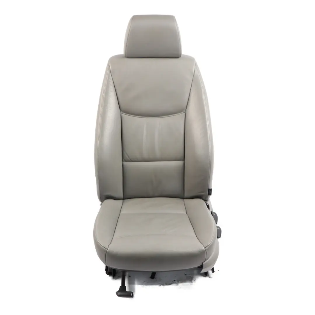 Front Seat BMW E90 E91 Interior Leather Dakota Grey Left N/S to with Part number 7147743 Front Seat BMW E90 E91 Interior Leather Dakota Grey Left N/S - SKU 7147743 - Part number 7147743