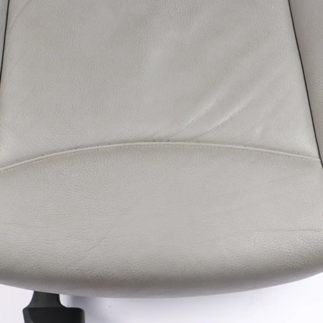 BMW 3 er E90 E91 Bezug Lehne Leder Grau Innen Sitz Vorne Links - SKU 7147743 - Teilenummer 7147743