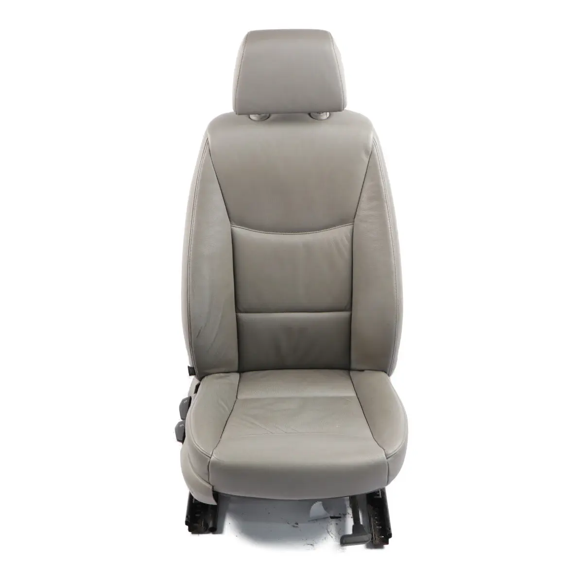 BMW 3 er E90 E91 Bezug Lehne Leder Grau Innen Sitz Vorne Rechts