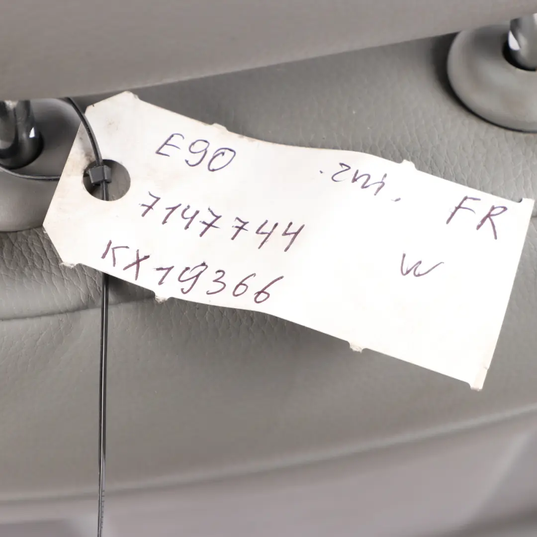 Front Seat BMW E90 E91 Right O/S Interior Leather Dakota Grey to with Part number 7147744 Front Seat BMW E90 E91 Right O/S Interior Leather Dakota Grey - SKU 7147744 - Part number 7147744