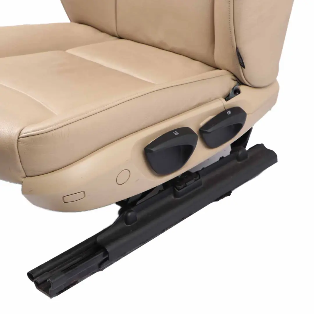 BMW E90 E91 Vorder Sitz Beheizbar Leder Dakota Beige Interieur Links - SKU 7147745-1 - Teilenummer 7147745
