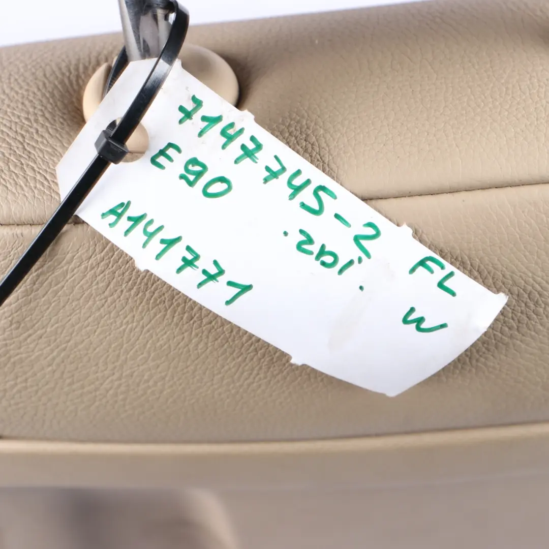  Siège Avant BMW E90 E91 Cuir Beige Dakota Beige Intérieur Gauche - SKU 7147745-2 - Numéro de pièce 7147745