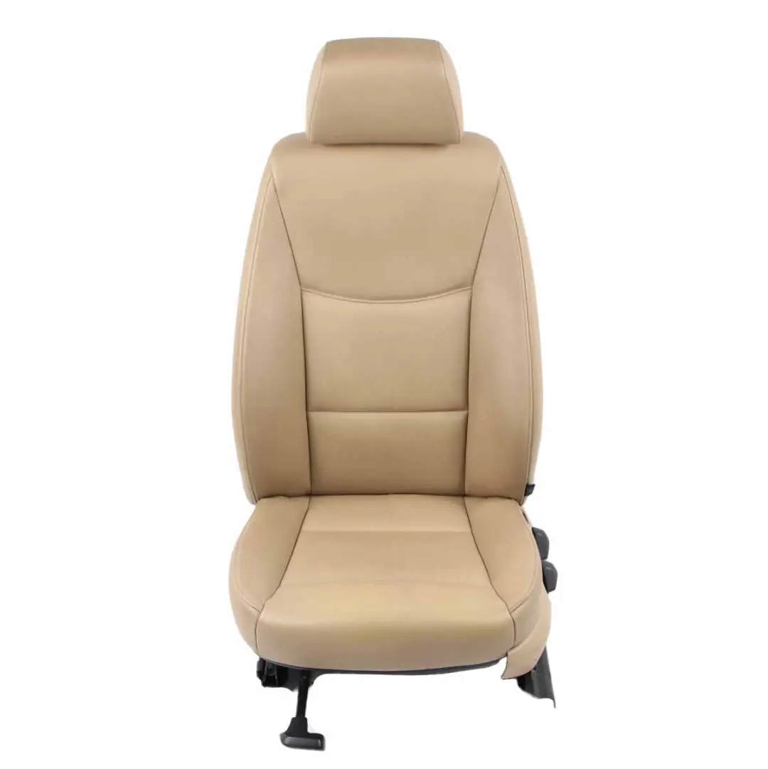 Front Seat BMW E90 E91 Beige Leather Dakota Beige Interior Left N/S to with Part number 7147745 Front Seat BMW E90 E91 Beige Leather Dakota Beige Interior Left N/S - SKU 7147745 - Part number 7147745