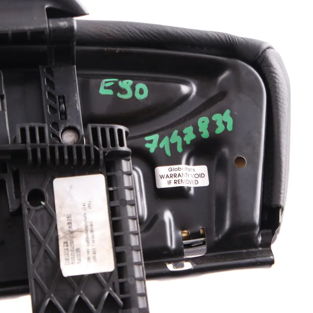 Thigh Support BMW E90 E91 Sport Front Seat Carrier Cover Black Leather to Seat with Part number 7147834 Seat Thigh Support BMW E90 E91 Sport Front Seat Carrier Cover Black Leather - SKU 7147834 - Part number 7147834