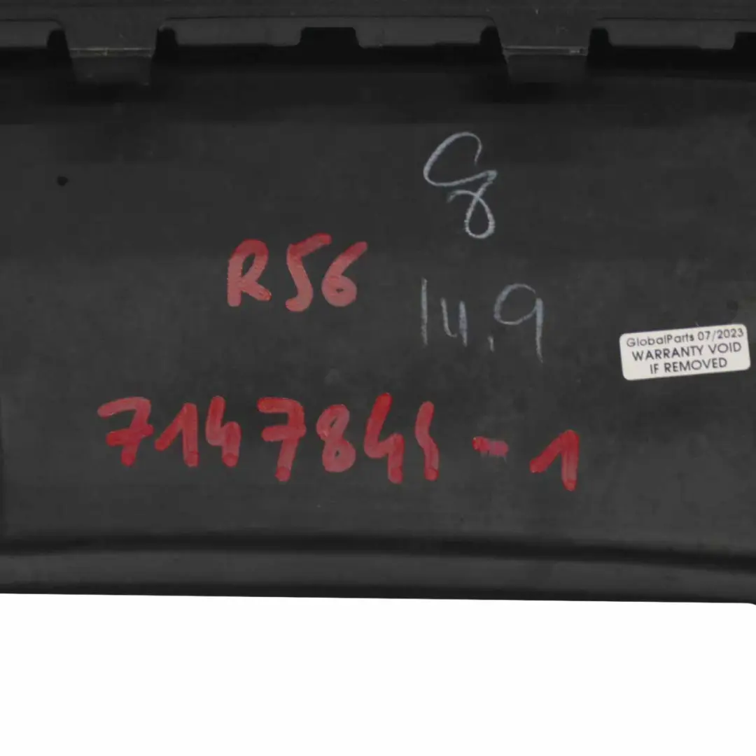 Vorderstoßstange Spoiler Mitte für Mini R55 R56 R57 mit Teilenummer 7147844 Mini R55 R56 R57 Vorderstoßstange Spoiler Mitte - SKU 7147844-1 - Teilenummer 7147844